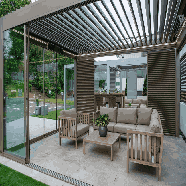 Bioklimatik Pergola Sistemi